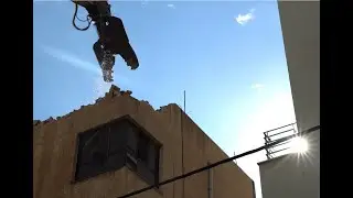תיעוד הריסת מבנה להתחדשות עירונית/ פינוי בינוי | חן כליפה לוי - צילומי אוויר