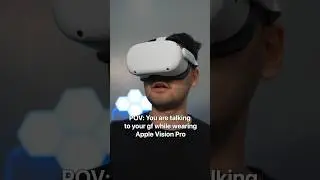 POV: Talking to Your Gf While Wearing Apple Vision Pro 🤯 