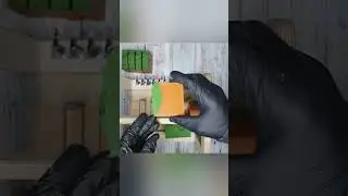 Soap cutting | Нарезка мыла морковное 🥕 #cutting #soap #shorts #asmr #asmrvideo