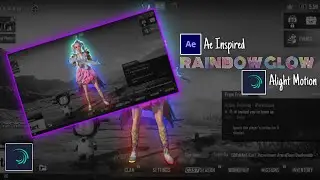 Ae inspired Rainbow Glow 🔥 || Free Preset Xml  || Tutorials For Alight Motion || 