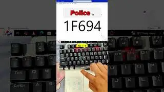 MS Word Shortcut : Type a Police Vehicle Symbol in MS Word Using This Hidden Keyboard Shortcut! 