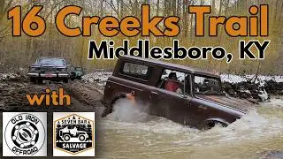 Vintage 4x4s hit 16 Creeks Trail, KY with @oldironoffroad & @sevenbarsalvage
