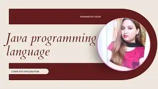 Syntax of java programming || Java programmming language || java tutorial for beginners ||