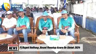 Pj Bupati Belitung Secara  Resmi Menutup Lomba  Mancing De Sintak 2024