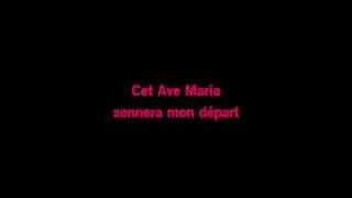 Karaoké Pascal Obispo - D'un Ave Maria