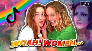 REACTING TO LESBIAN TIKTOKS