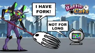 How I Beat Final Battle: Eva Unit-13 With Cat CPU Strategy - The Battle Cats Evangelion Collab