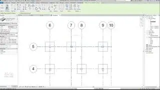 Revit Structure Complete Tutorials for Beginners - Part 2| How to Import CAD and Creating Grid Line