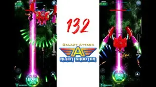 WALKTHROUGH Level 132 Alien Shooter [Campaign] Galaxy Attack: Best Space Arcade & Rocket Game