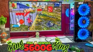 Ryzen 5 5600g , Without GPU Free Fire 🔥 Gameplay 90 to 120 FPS 🤯 Live Proof 