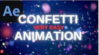 Make Exploding Confetti Animation in After Effects | After Effects Tutorials