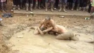 CHRIS LENNON GAY MUD WRESTLING