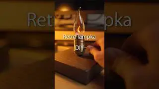 Zrobiłem lampkę dekoracyjną do filmów na YouTube 👨‍🔧#diy #vintage #retro