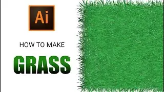How to make GRASS texture in illustrator | illustrator tutorials