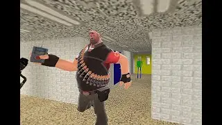 Heavy&Scout in Baldi's basics  [GMOD+Anim8tor]