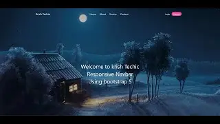 Fully responsive navbar using react.js  and bootstrap 5