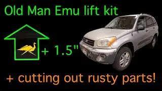 Installing the Old Man Emu lift kit on a 2002 Toyota RAV4