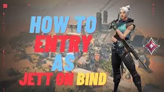 How to play entry on Jett - Bind Valorant SHORTS