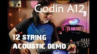 Godin A12 12-String // Acoustic - Electric Guitar Demo