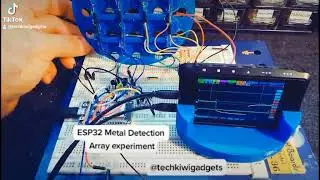 ESP32 Metal Detector Array Experiment