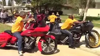 США Флорида/Что делают байкеры во дворе/ Bike Week 2016 exhaust/ Звук выхлопа