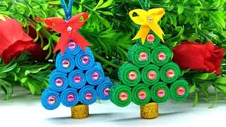 Low Budget Christmas Tree - How to Make Paper Tree - Decorate With Me - Dollar Tree DIY