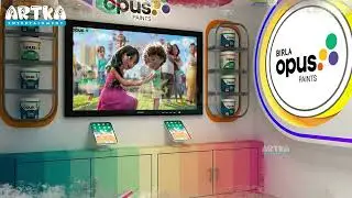 3D Promotional Van animation for Birla Opus Color and Paints