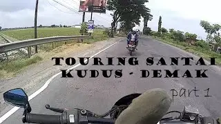perjalanan touring santai KUDUS - DEMAK // with scorpio blue