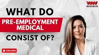 What do pre-employment medical consist of?