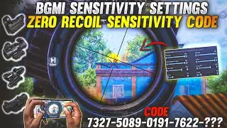 NEW UPDATE 3.3 !!🔥BEST SENSITIVITY CODE+CONTROL SETTINGS BGMI/PUBG MOBILE | BGMI AFTER UPDATE 3.3