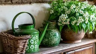 Mixing Antique Finds with Spring Decor for a Warm Vintage Inspired Home!