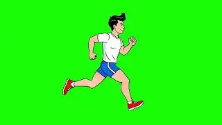 FREE Green Screen Running Boy Animation | NO COPYRIGHT