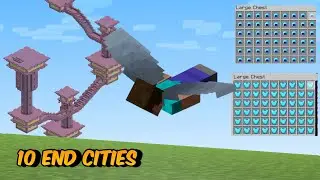 I Looted 10 End CITIES 🔥 In Minecraft 🤯