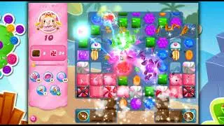 Candy Crush Saga Level 733 - 1 Stars,  24 Moves Completed