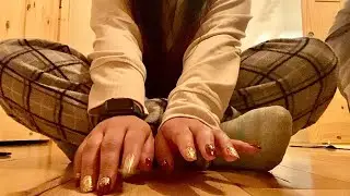 ASMR WOOD FLOOR TAPPING | RELAXING | LOFI