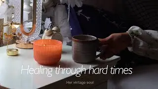 Slow Rainy Days 🌧️ // finding comfort in difficult times, heart break, kitchen organizing