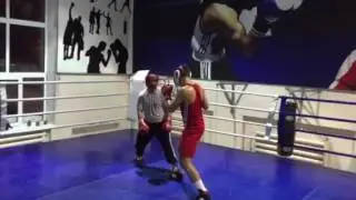 Спарринг с учеником 3й раунд
