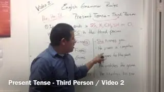 Como utilizar los verbos en el Inglés con la tercera persona - Video 2 de 3