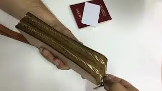 Двойной клатч, ручной работы.