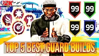 TOP 5 BEST POINT GUARD BUILDS on NBA 2K22! Best RARE And OVERPOWERED Builds On NBA2K22 Current Gen!😱