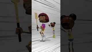 Dora VS Amanda | butt slap😑🤯😄 🧎‍♀️💨🏃🏾‍♀️💨 (Animation Meme) 