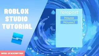 How to make simple teleport gui - Roblox Studio 2022