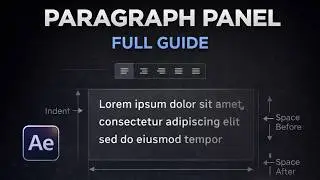 After Effects Paragraph Panel – Full Guide