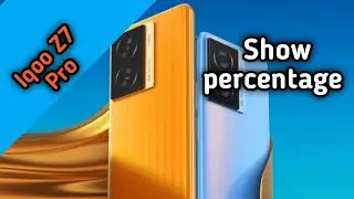 Show Battery Percentage In Iqoo Z7 Pro, How To Show Battery Percentage In Iqoo Z7 Pro,