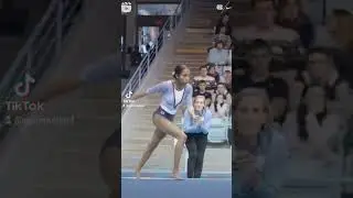 Crazy double Twist back on the floor #gymnast #cimnastik #fail #jimnastik