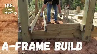 A-Frame Foundation & Subfloor Start to Finish