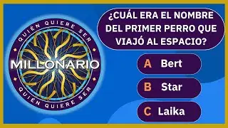 ¿QUIÉN QUIERE SER MILLONARIO? 💰 35 Preguntas de Cultura General | Test/Quiz/Trivia