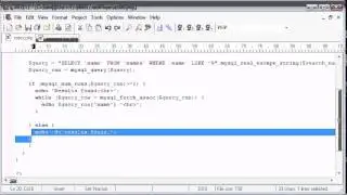 133   LIKE With a Search Engine Example Part 4   PHP Tutorials