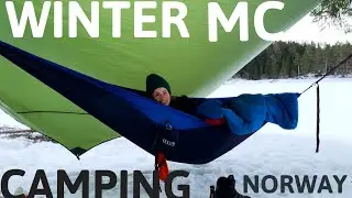 Winter Motorcycle Camping in Norway