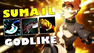 Dota 2 SUMAIL [MARCI] GODLIKE Mid Lane 25 KILLS Highlights 7.38